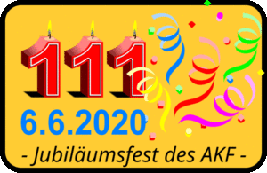 111 Jahre AKF Köln - das Fest am 6. Juni 2020